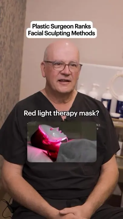 Plastic surgeon rating a celebrity look in a reel